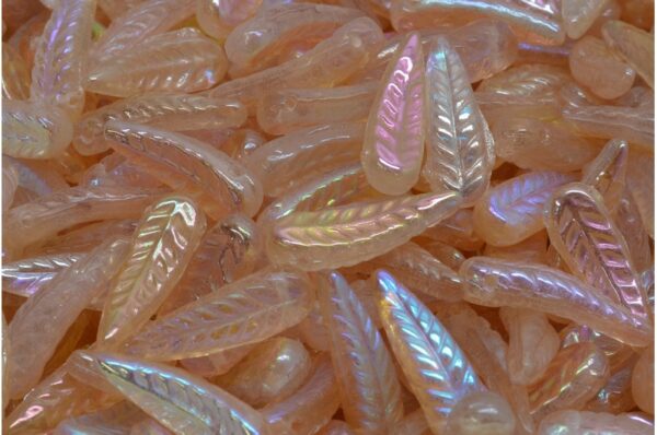 Bird Feather Beads 5x17mm - Image 1