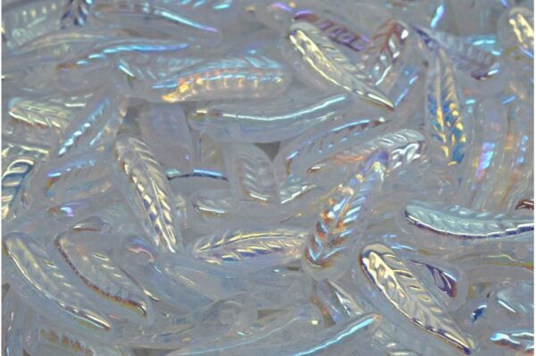 Bird Feather Beads 5x17mm - Image 1