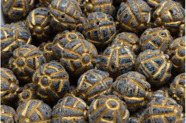 Round Druck Beads 11x11mm - Image 1