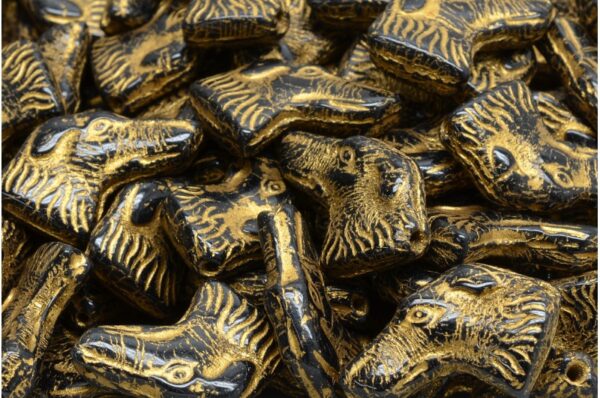 Dog Head Beads 20x13mm - Image 1