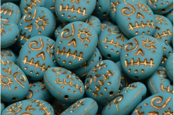 Woodoo Funny Face Beads 16x13mm - Image 1