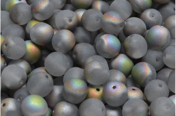 Round Druck Beads 8mm - Image 1