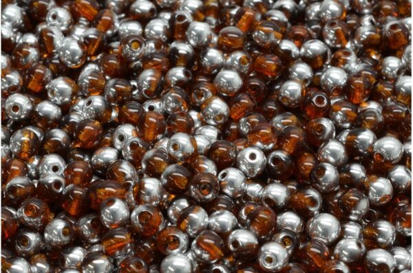 Round Druck Beads 4mm - Image 1