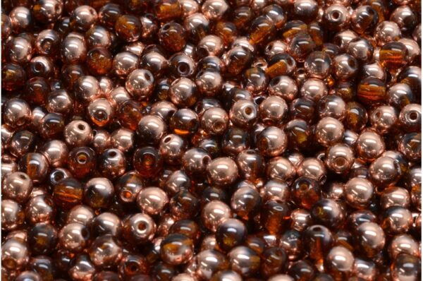 Round Druck Beads 4mm - Image 1