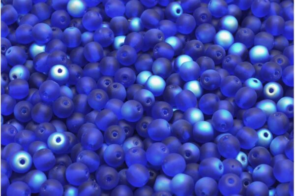 Round Druck Beads 4mm - Image 1