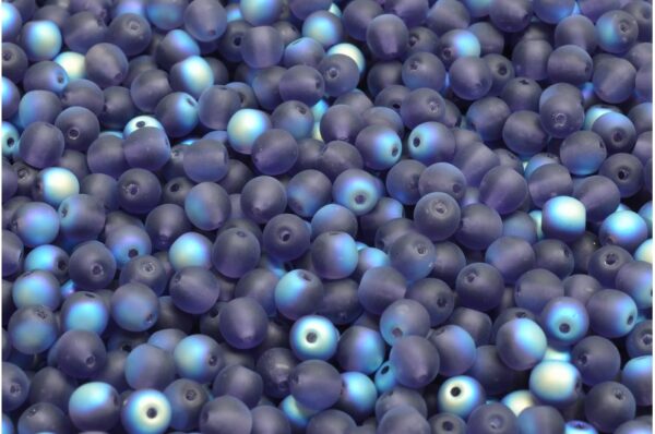 Round Druck Beads 4mm - Image 1