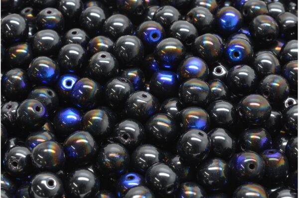 Round Druck Beads 6mm - Image 1