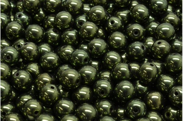 Round Druck Beads 6mm - Image 1