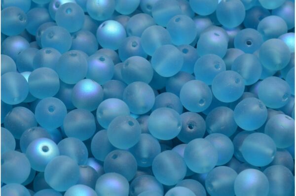 Round Druck Beads 6mm - Image 1