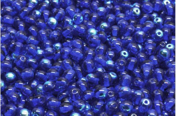 Round Druck Beads 4mm - Image 1