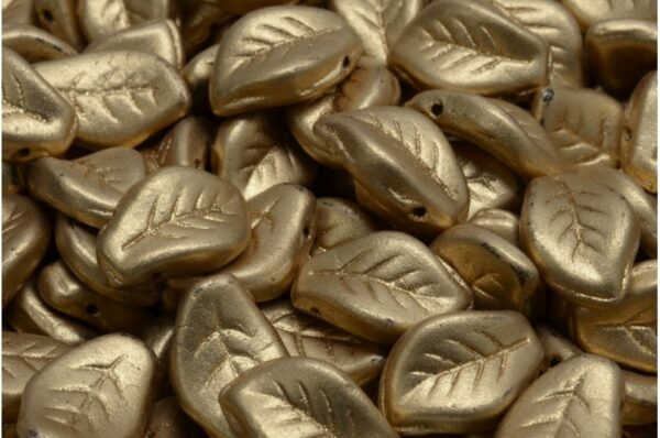 Wavy Leaf Beads 9x14mm - Image 1