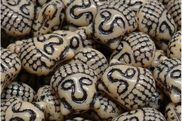 Buddha Head Beads 15x14mm - Image 1