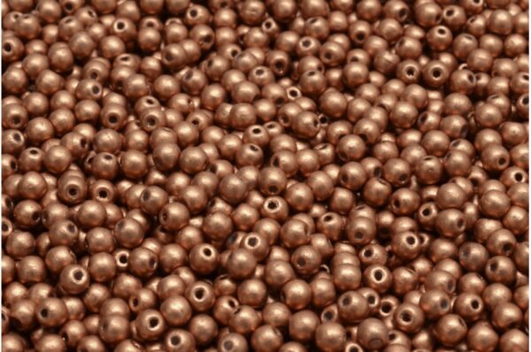 Round Druck Beads 3mm - Image 1