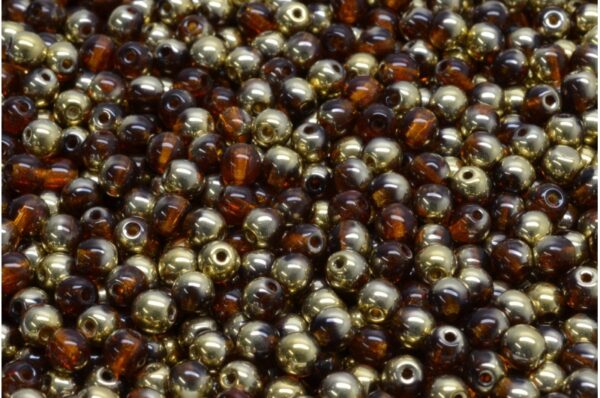 Round Druck Beads 4mm - Image 1
