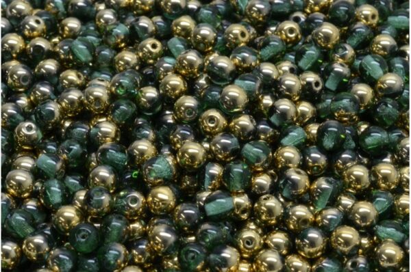 Round Druck Beads 4mm - Image 1