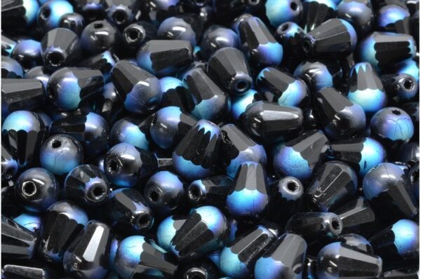 Firepolished Drop Beads 8x6mm - Image 1