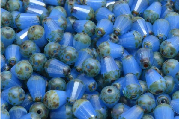 Firepolished Drop Beads 8x6mm - Image 1