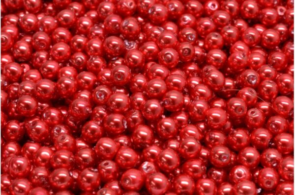 Round Druck Beads 4mm - Image 1