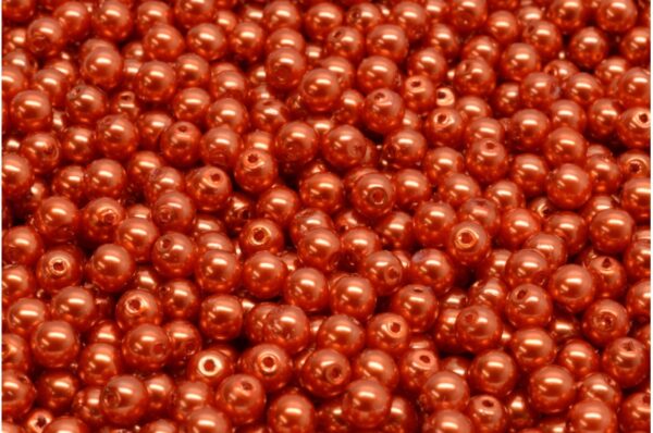 Round Druck Beads 4mm - Image 1