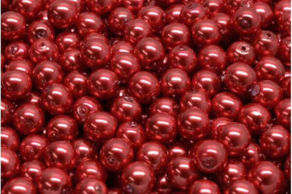 Round Druck Beads 6mm - Image 1