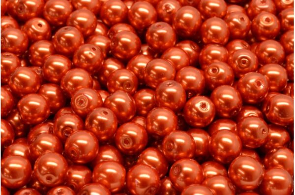 Round Druck Beads 6mm - Image 1