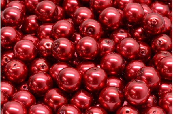 Round Druck Beads 8mm - Image 1