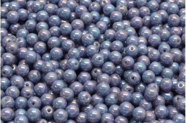 Round Druck Beads 4mm - Image 1