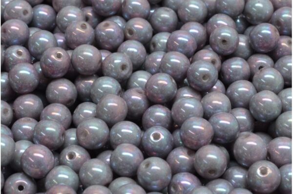Round Druck Beads 6mm - Image 1