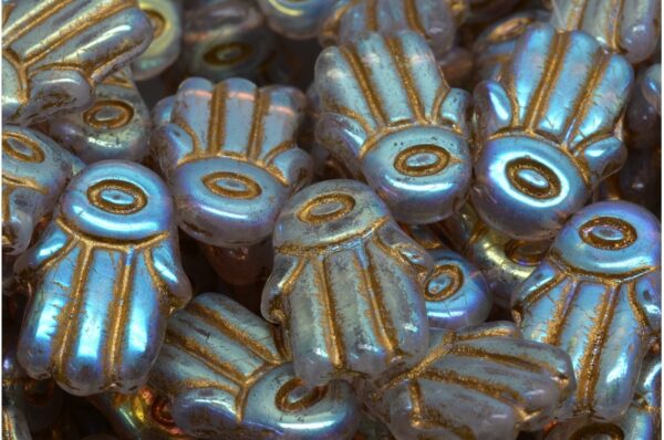 Hamsa Hand Beads 14x20mm - Image 1