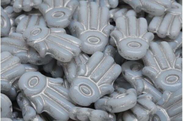 Hamsa Hand Beads 14x20mm - Image 1