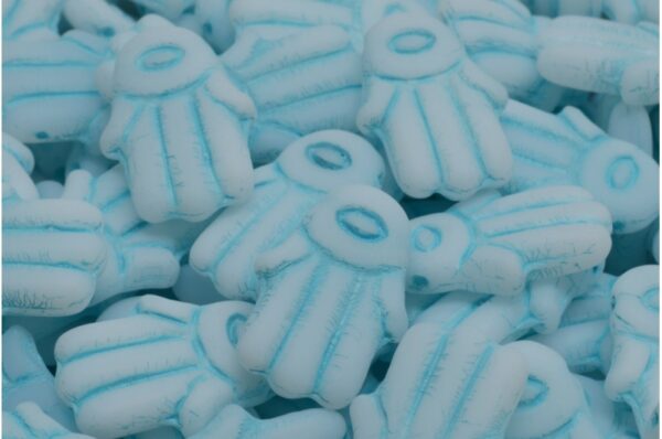 Hamsa Hand Beads 14x20mm - Image 1