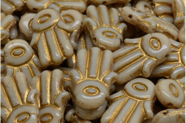 Hamsa Hand Beads 14x20mm - Image 1