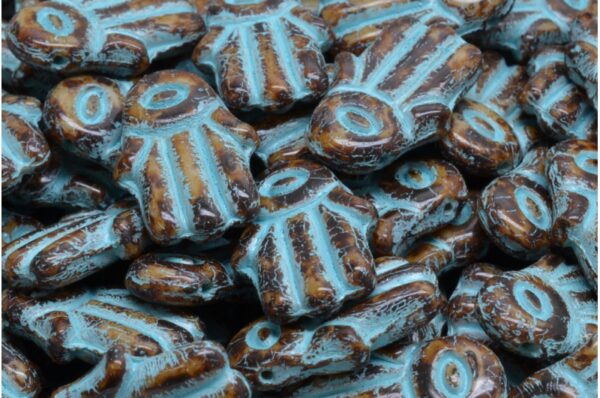 Hamsa Hand Beads 14x20mm - Image 1