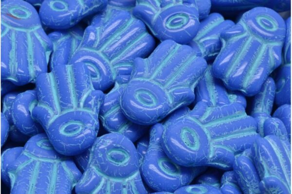 Hamsa Hand Beads 14x20mm - Image 1