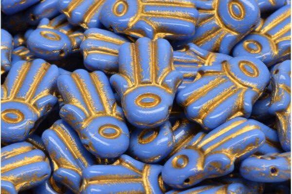 Hamsa Hand Beads 14x20mm - Image 1