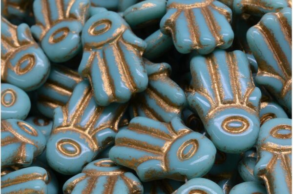 Hamsa Hand Beads 14x20mm - Image 1