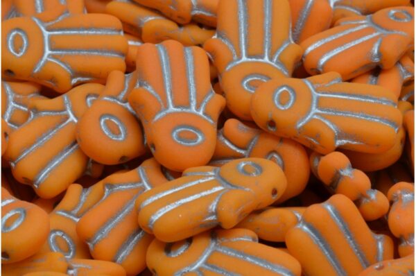 Hamsa Hand Beads 14x20mm - Image 1