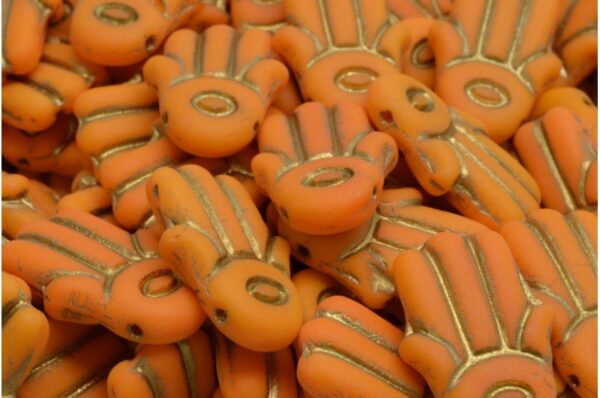 Hamsa Hand Beads 14x20mm - Image 1