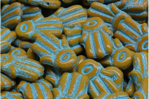 Hamsa Hand Beads 14x20mm - Image 1