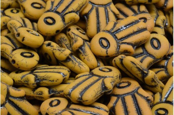 Hamsa Hand Beads 14x20mm - Image 1