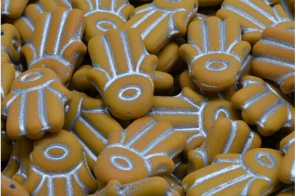 Hamsa Hand Beads 14x20mm - Image 1