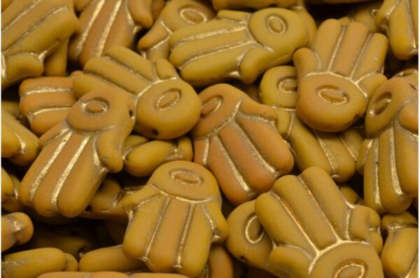 Hamsa Hand Beads 14x20mm - Image 1