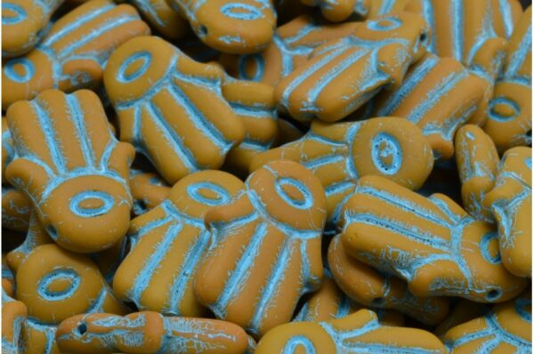 Hamsa Hand Beads 14x20mm - Image 1