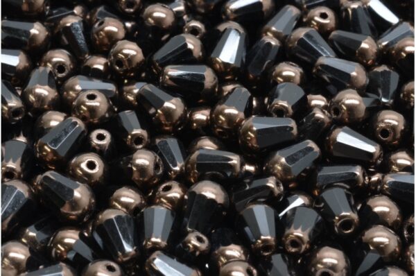 Firepolished Drop Beads 8x6mm - Image 1