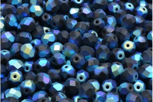 Firepolished Round Beads 6mm - Image 1