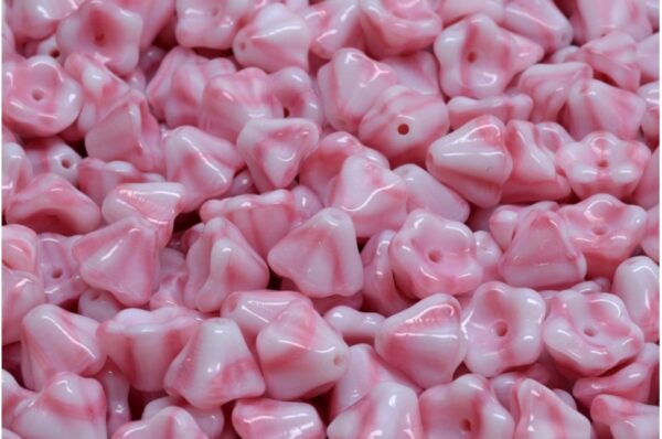 Bell Flower Beads 6x8mm - Image 1