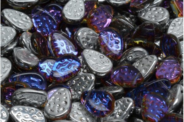 Flat Dotty Tear Drop Beads 9x11mm - Image 1