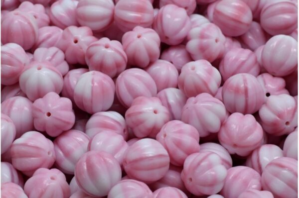 Melon Beads 8x8mm - Image 1