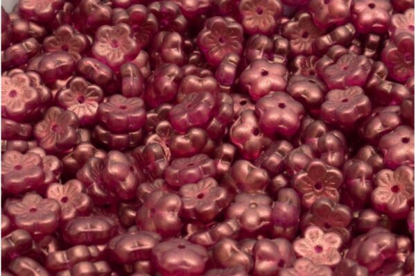 Cherry Flower Beads 8x8mm - Image 1