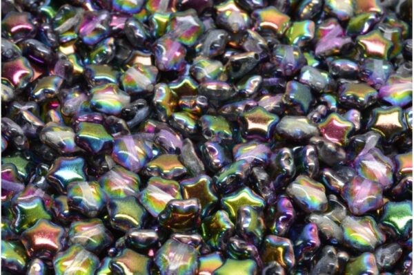 Flat Star Beads 6x6mm - Image 1